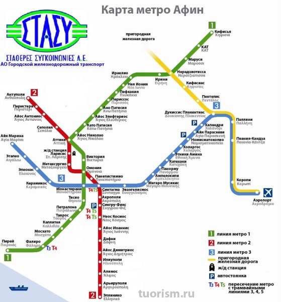 Схема метро города Афины (42 фото)